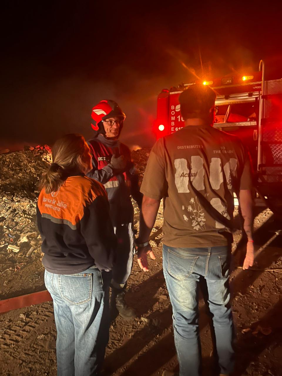 INCENDIO EN EL BASURAL: LA INTENDENTE AMPLIARÁ LA DENUNCIA PENAL